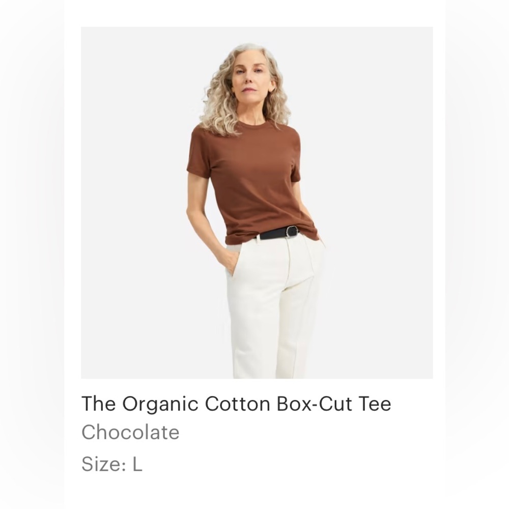 Everlane The Organic Cotton Box-Cut Tee
